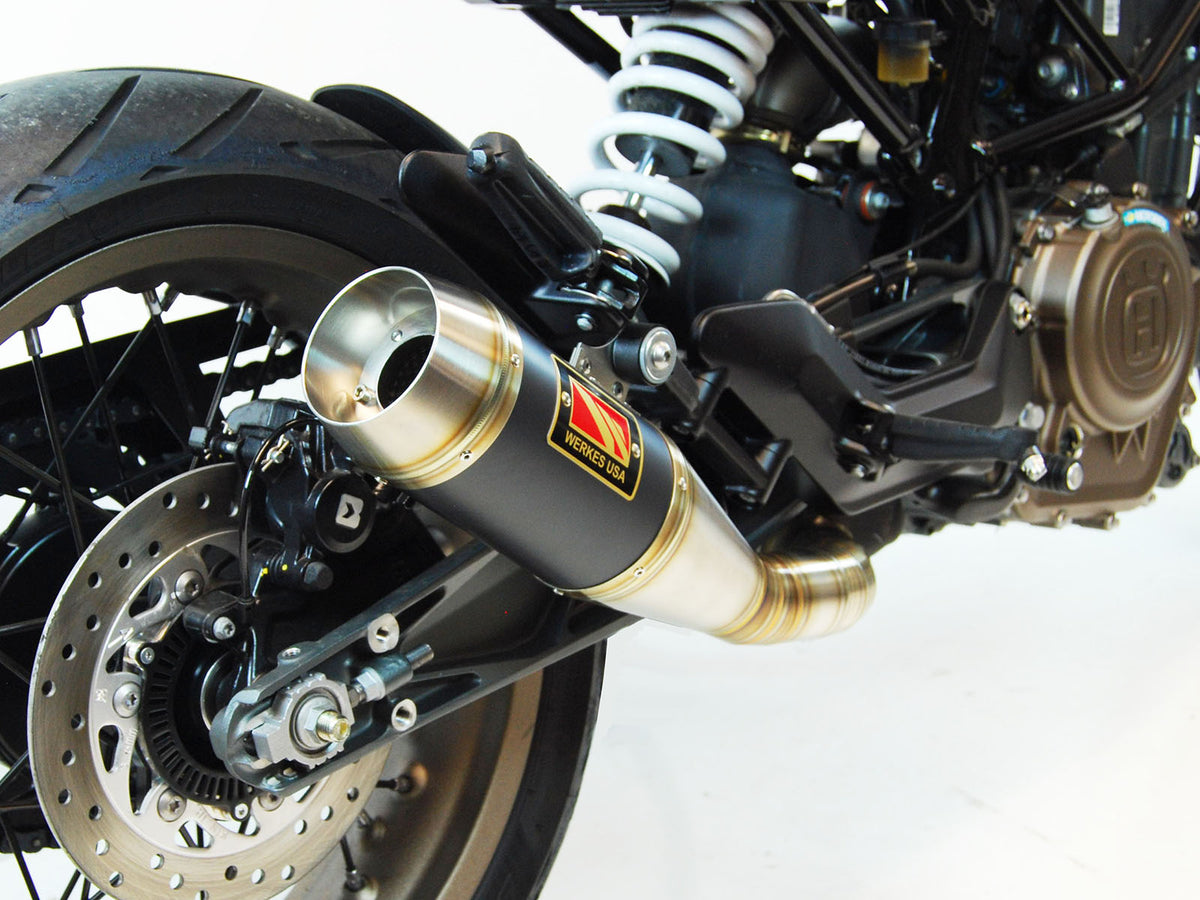 Husquvarna Vitpilen Svartpilen 401 Slip On Exhaust Competition Werkes