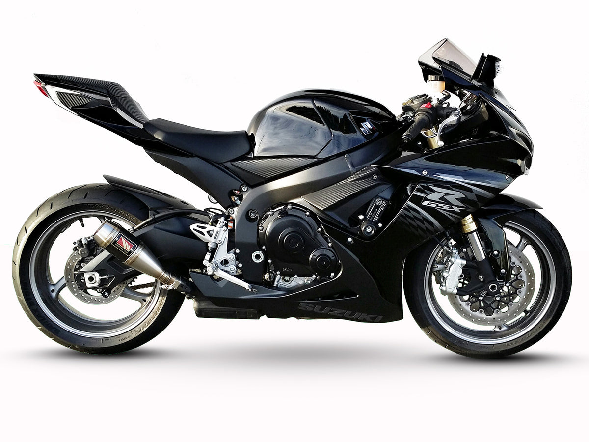 Suzuki GSXR 600 750 K8 K9 L0 Moto GP Style Carbon Race Exhaust Can, Road  Legal