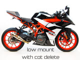 KTM RC390 Slip-On Exhaust | Low Mount | 2017-2020